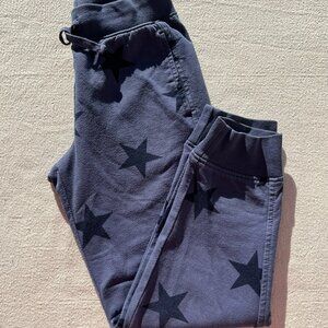 Primary Bold Stars Jogger, Size 6, Sunwashed Navy w/ Navy Stars, GUC